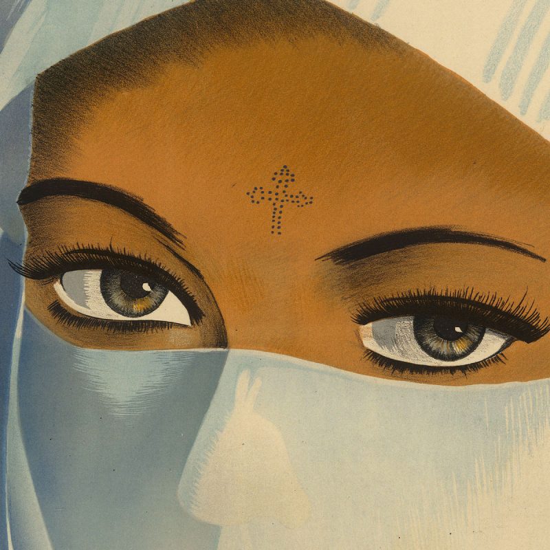Affiche vintage Algérie Tunisie