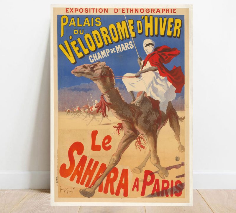 Affiche le Sahara à Paris