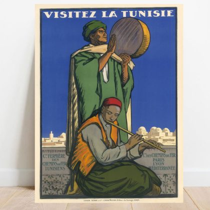 Affiche Vintage Tunisie