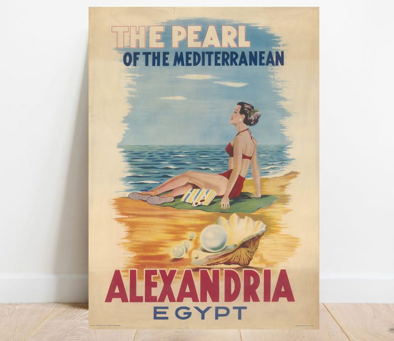 Affiche Alexandria Egypte