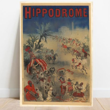 Affiche vintage Hippodrome de Paris