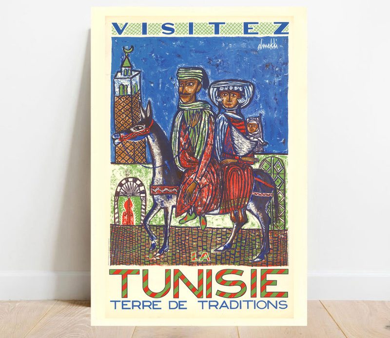 Affiche Tunisie, Gabès centre d'excursion